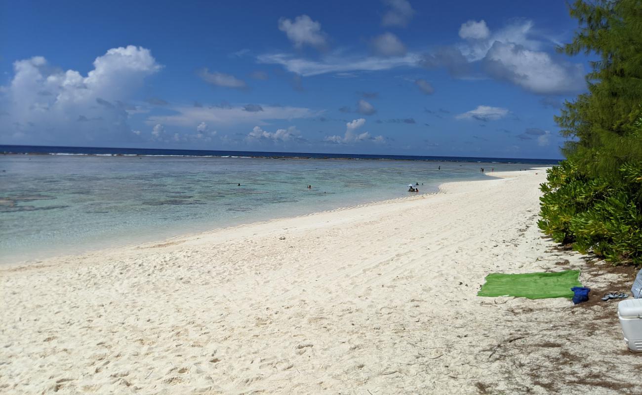 Photo of Ritidian Beach with bright sand surface