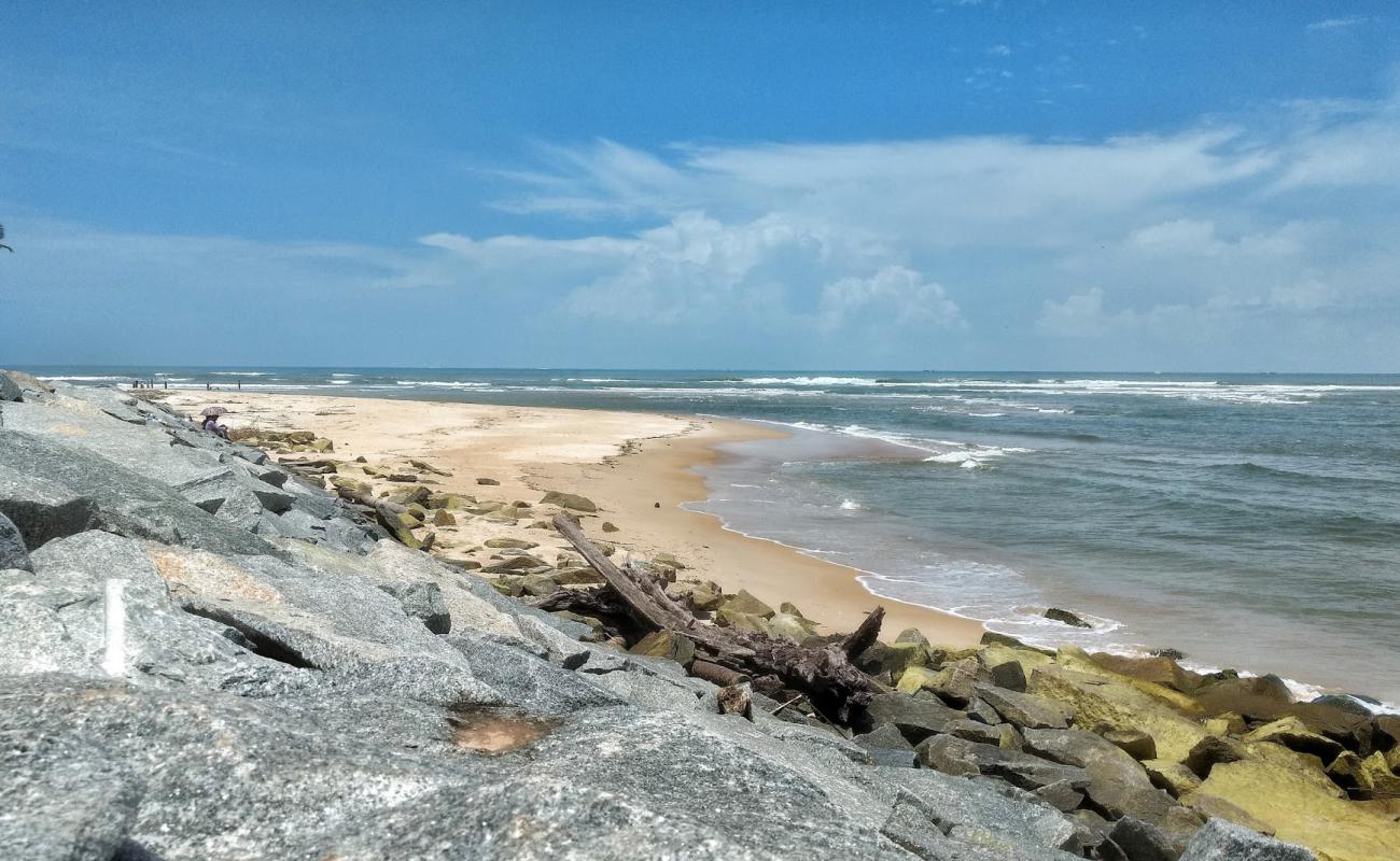 Photo of Delta Point with bright sand surface