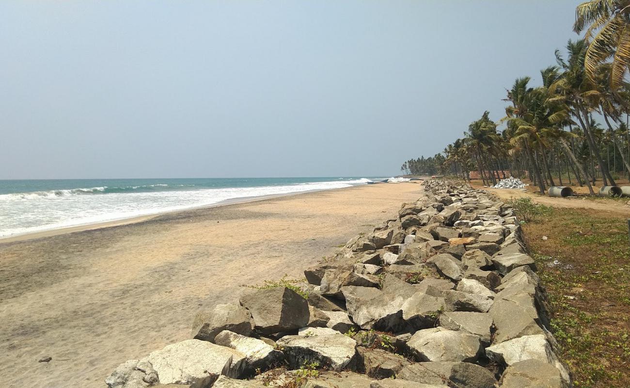 Photo of Paravur Beach with bright fine sand surface