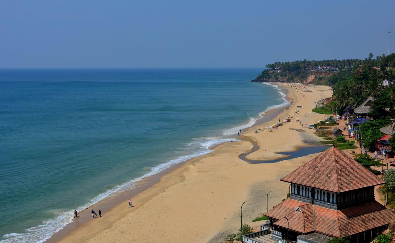 Photo of Varkala Beach with bright fine sand surface