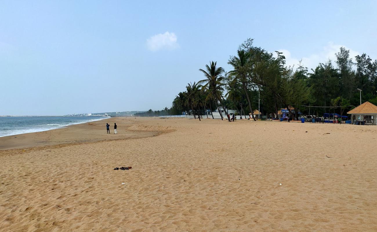 Photo of Paramanvilai Beach with bright fine sand surface