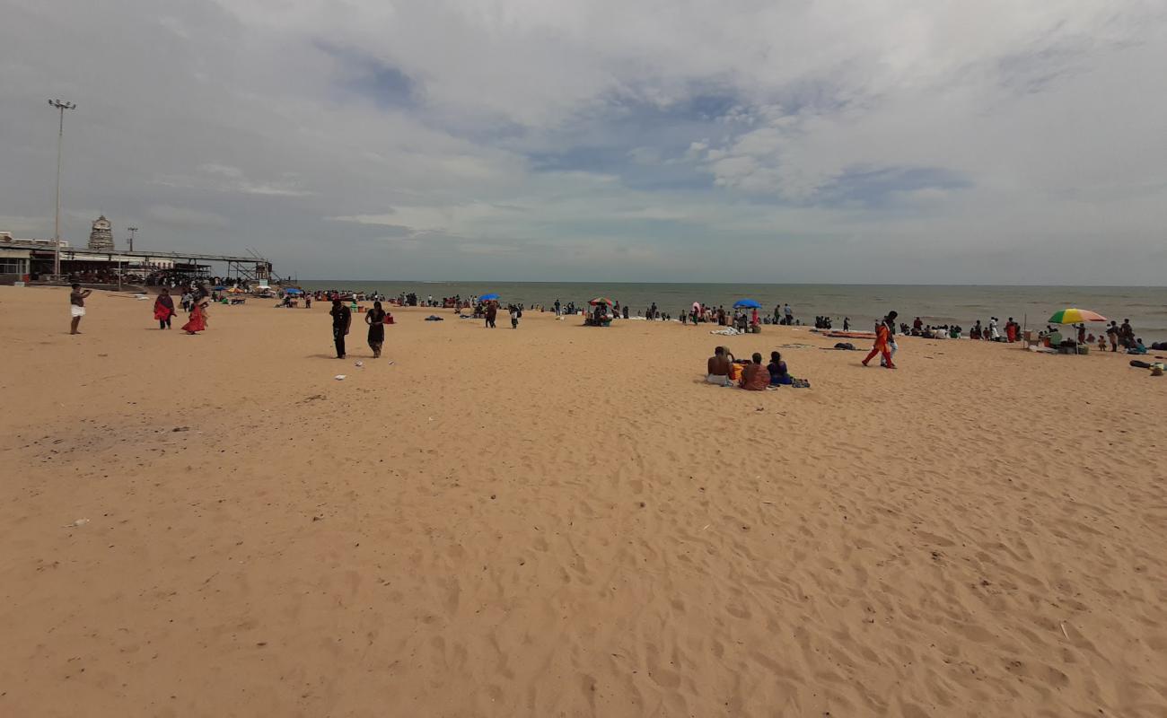 Photo of Tiruchendur Beach with bright sand surface