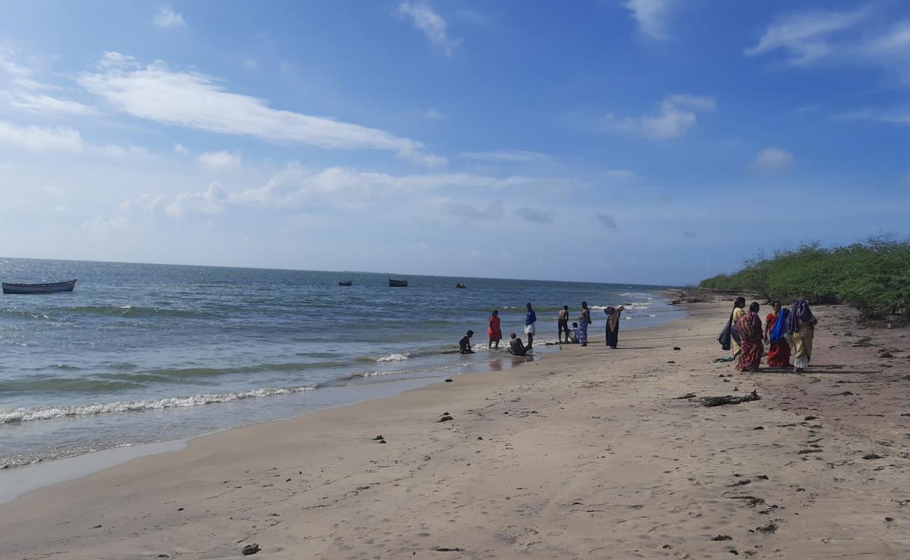 Photo of Ervadi Beach with bright sand surface