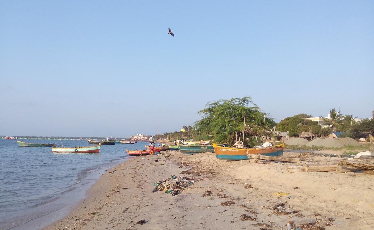 Photo of Sangumal Beach, Rameswaram with bright sand surface