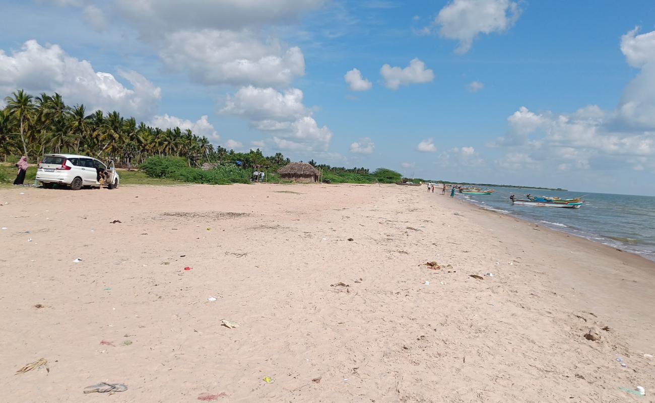 Photo of Pudupattinam Delta Beach with bright sand surface