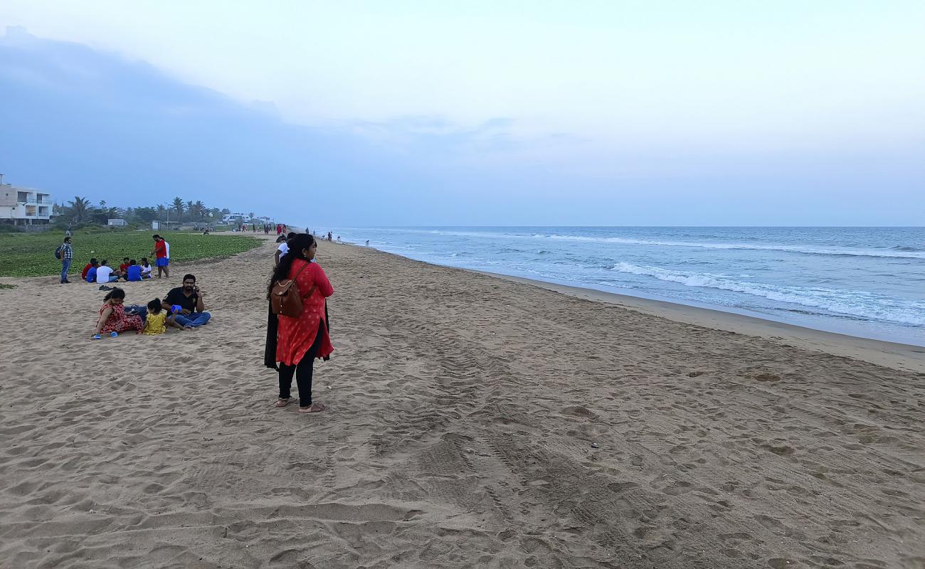 Photo of Uthandi Beach with bright sand surface