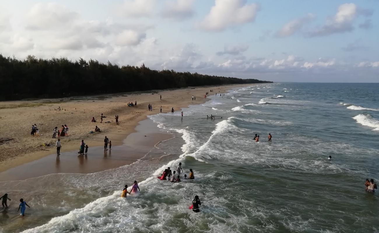 Photo of Tupilipalem Beach Bridge with bright sand surface