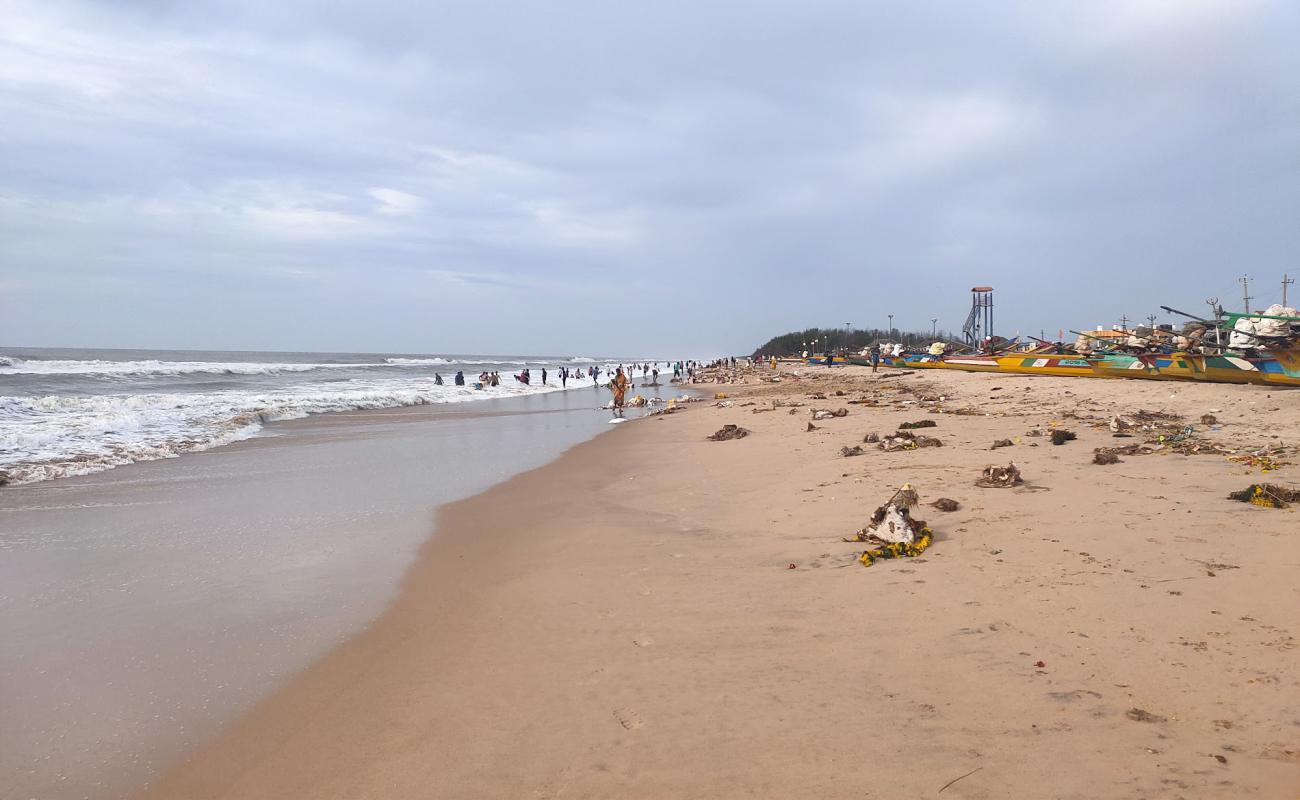 Photo of Kothapatnam Beach with bright sand surface