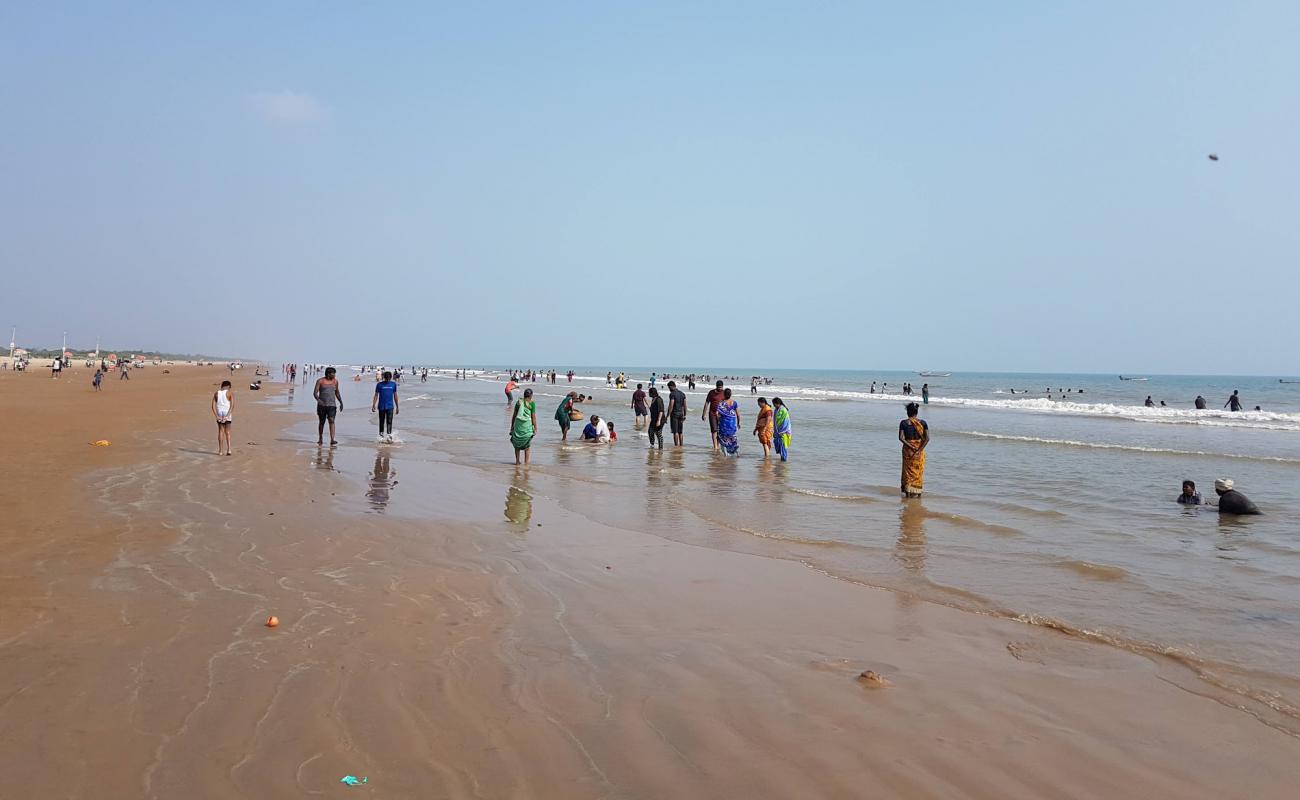 Photo of Suryalanka Beach with bright sand surface