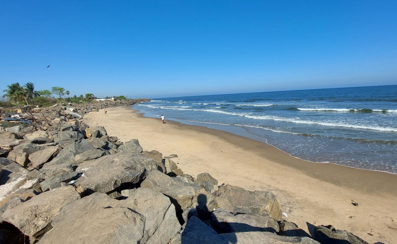 Photo of Uppada Beach with bright sand surface