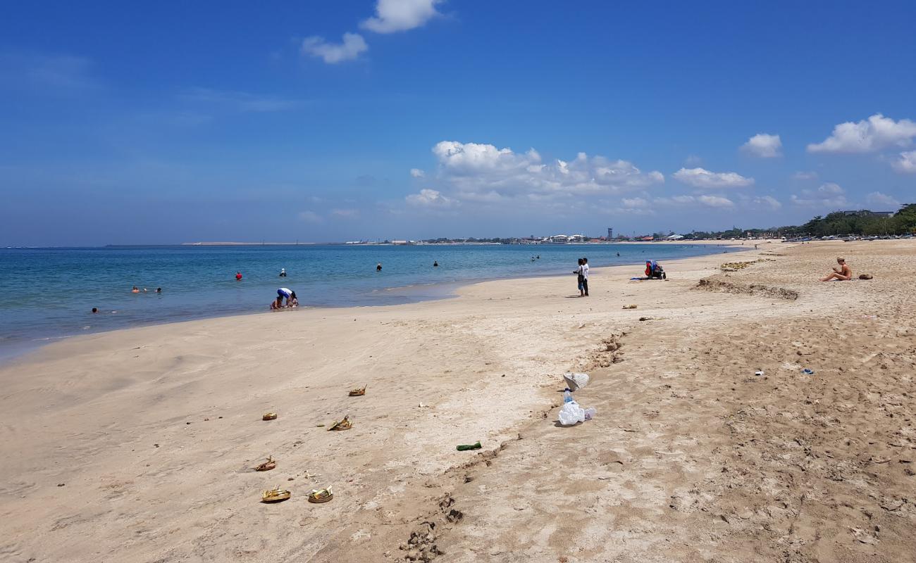 Photo of Jimbaran Beach with bright fine sand surface