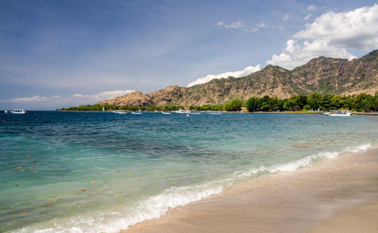 Photo of Pemuteran Beach with gray sand surface