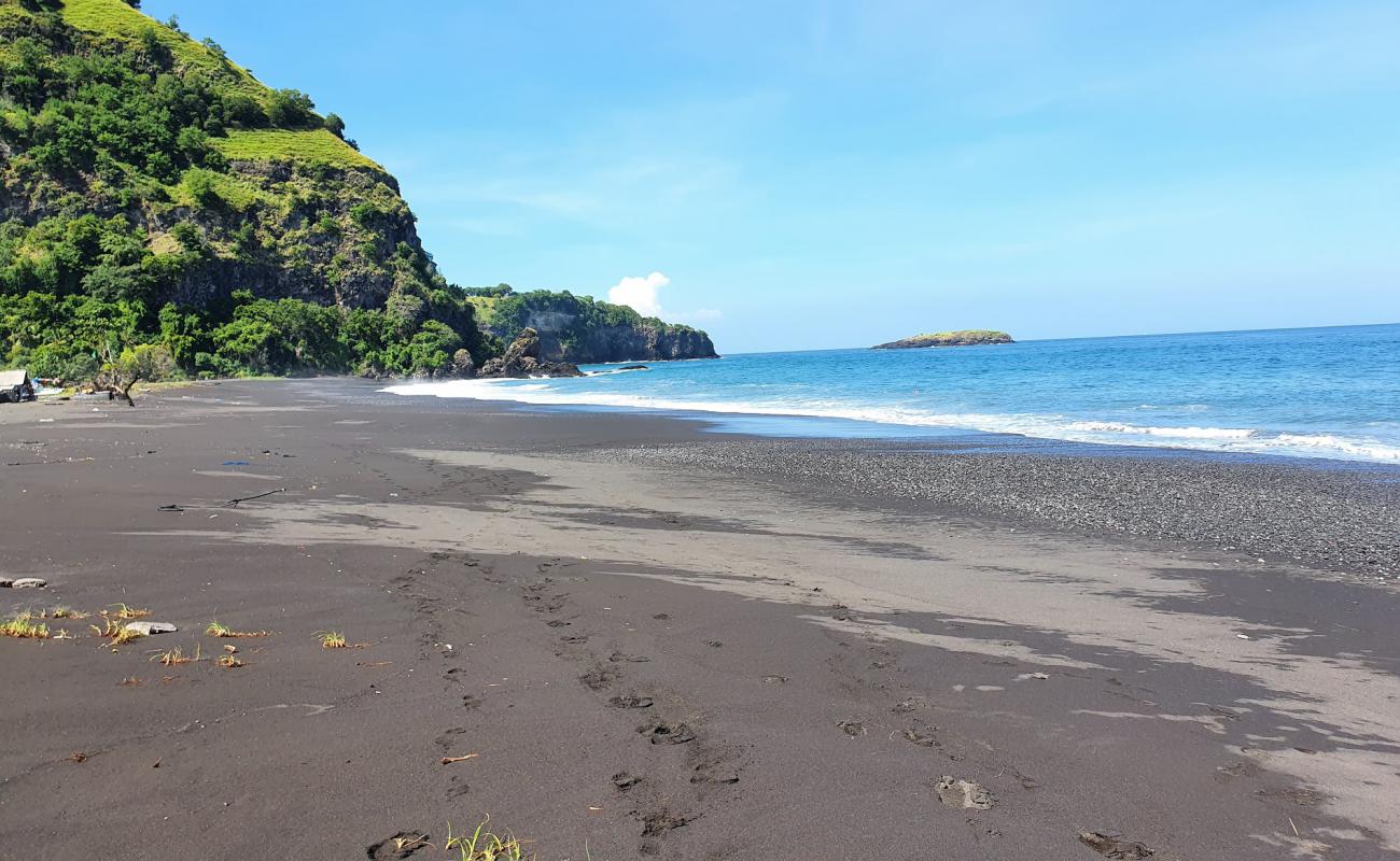 Photo of Bugbug Beach with gray sand surface