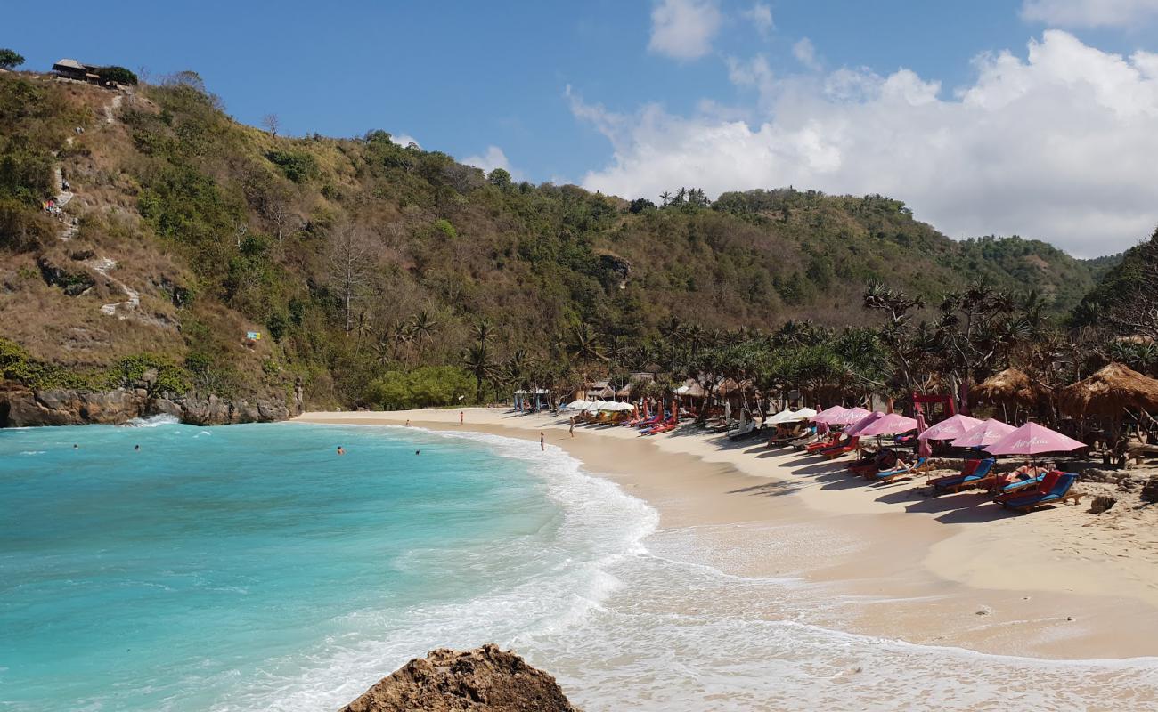 Photo of Atuh Beach with white sand & pebble surface