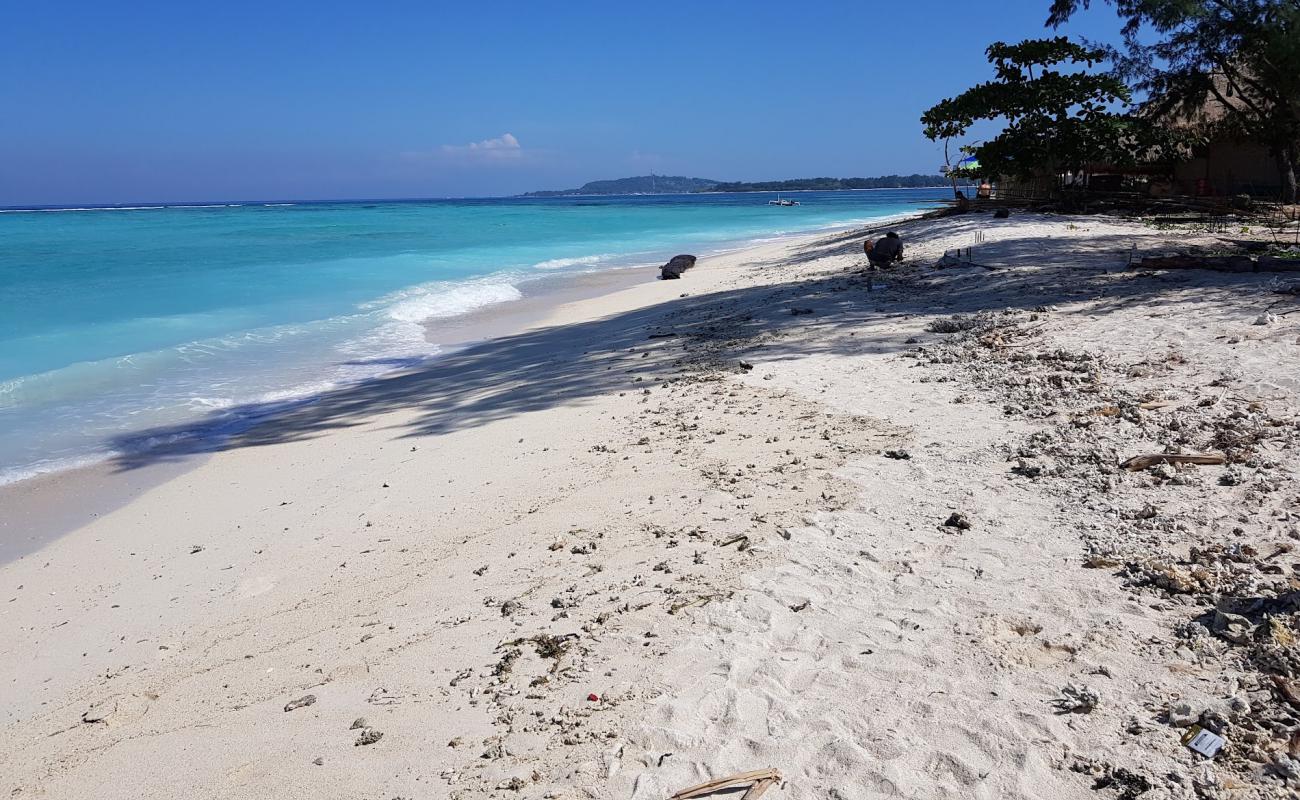 Photo of Gili Air Sunset Beach with bright sand surface