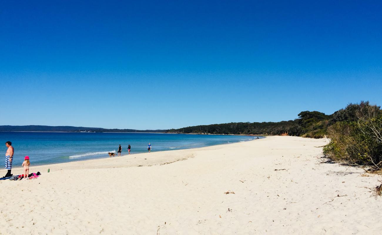 Photo of Nelson Beach with bright fine sand surface