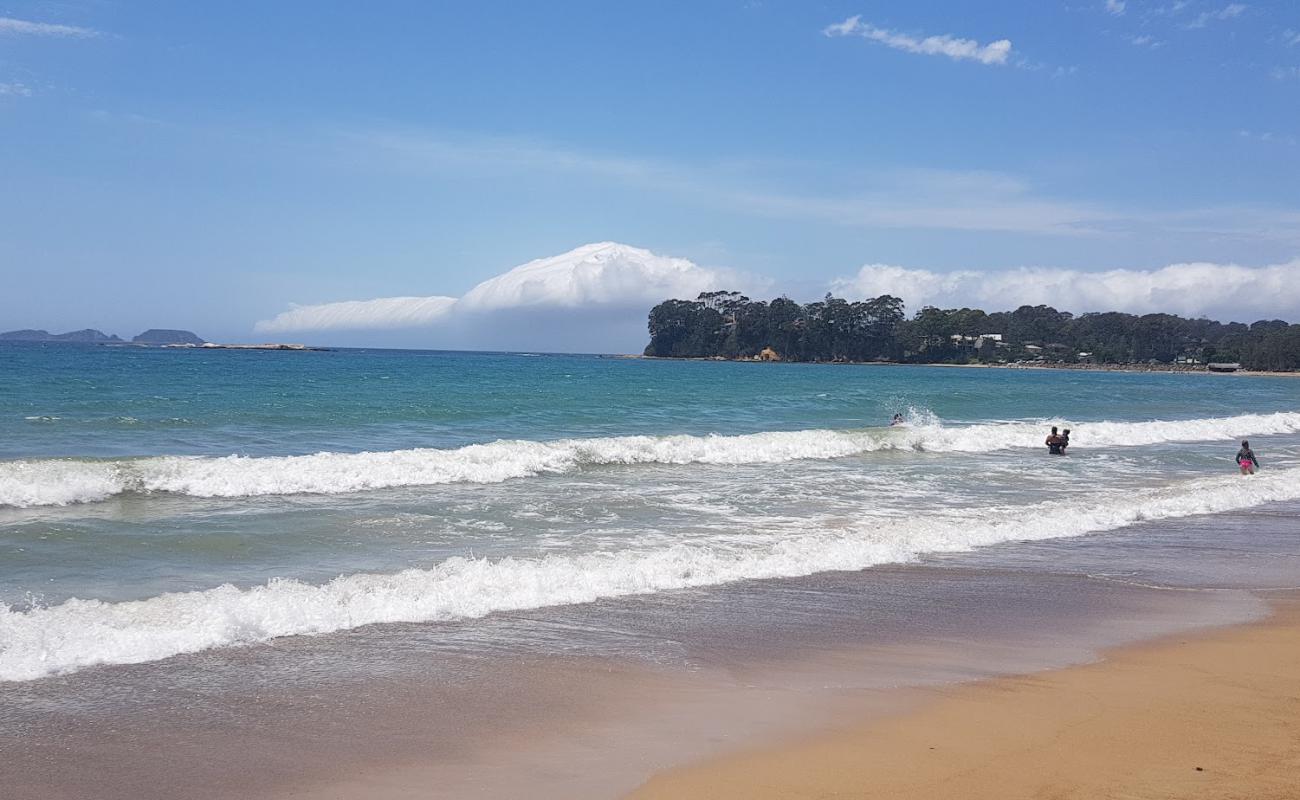 Photo of Caseys Beach with bright sand surface