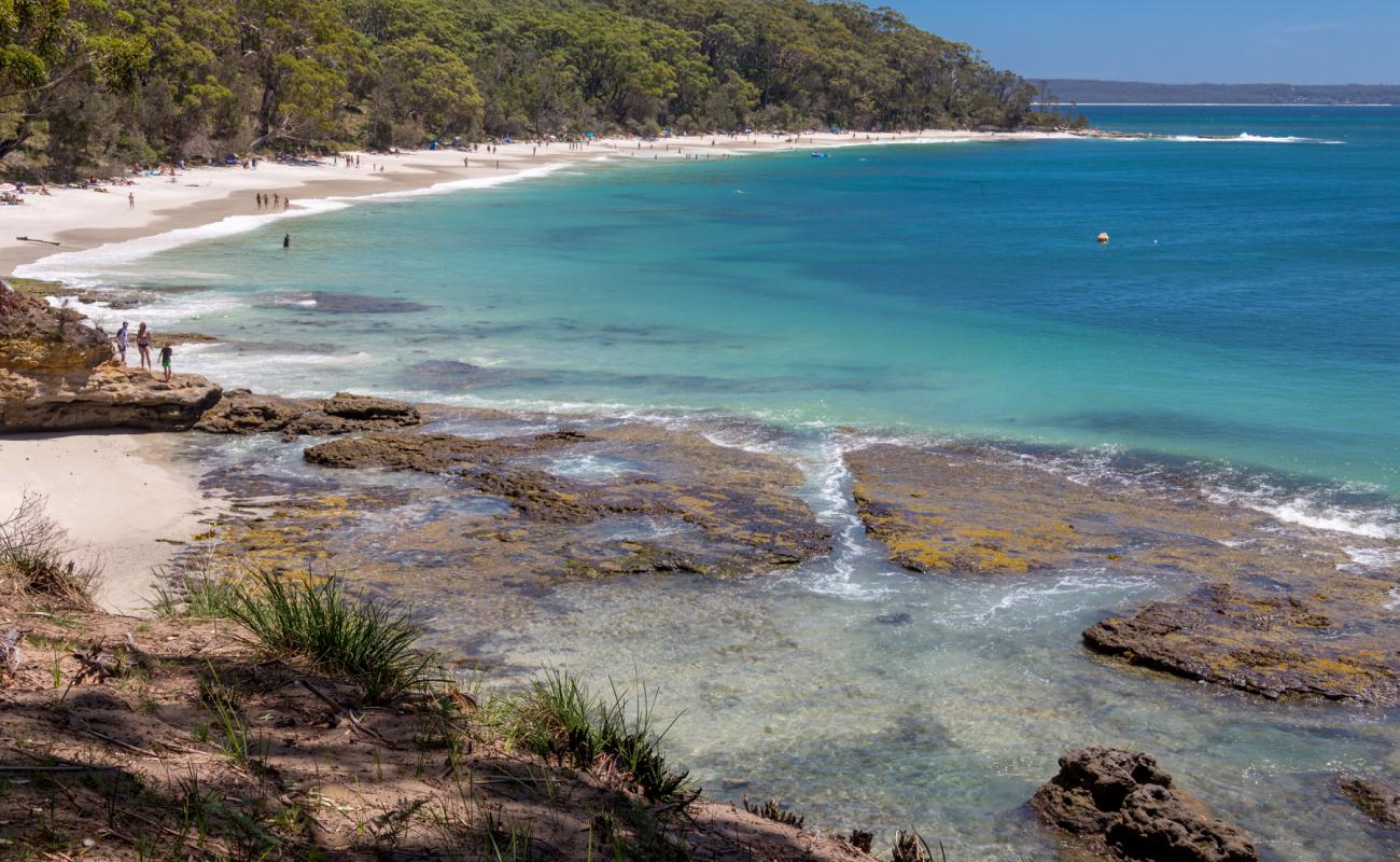 Photo of Murrays Beach with white fine sand surface