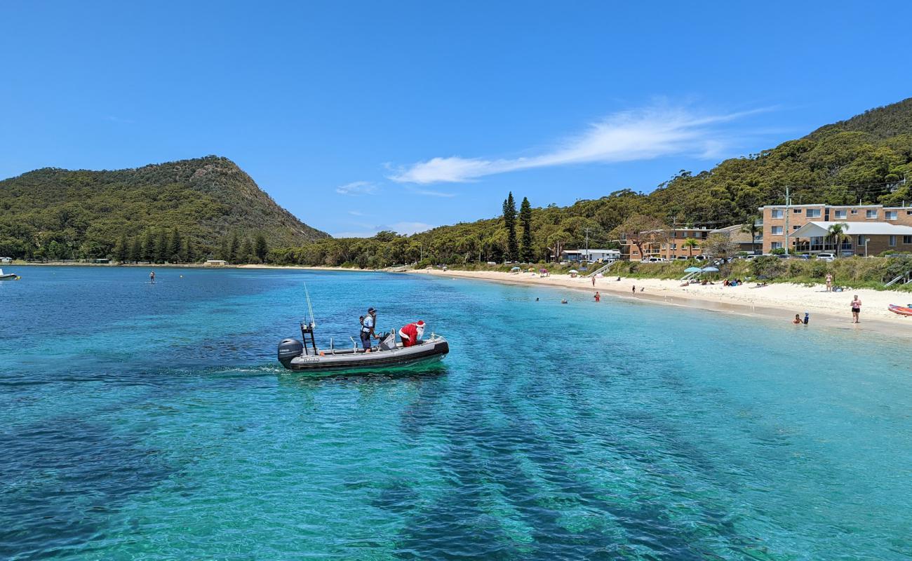 Photo of Shoal Bay Foreshore Reserve with bright fine sand surface