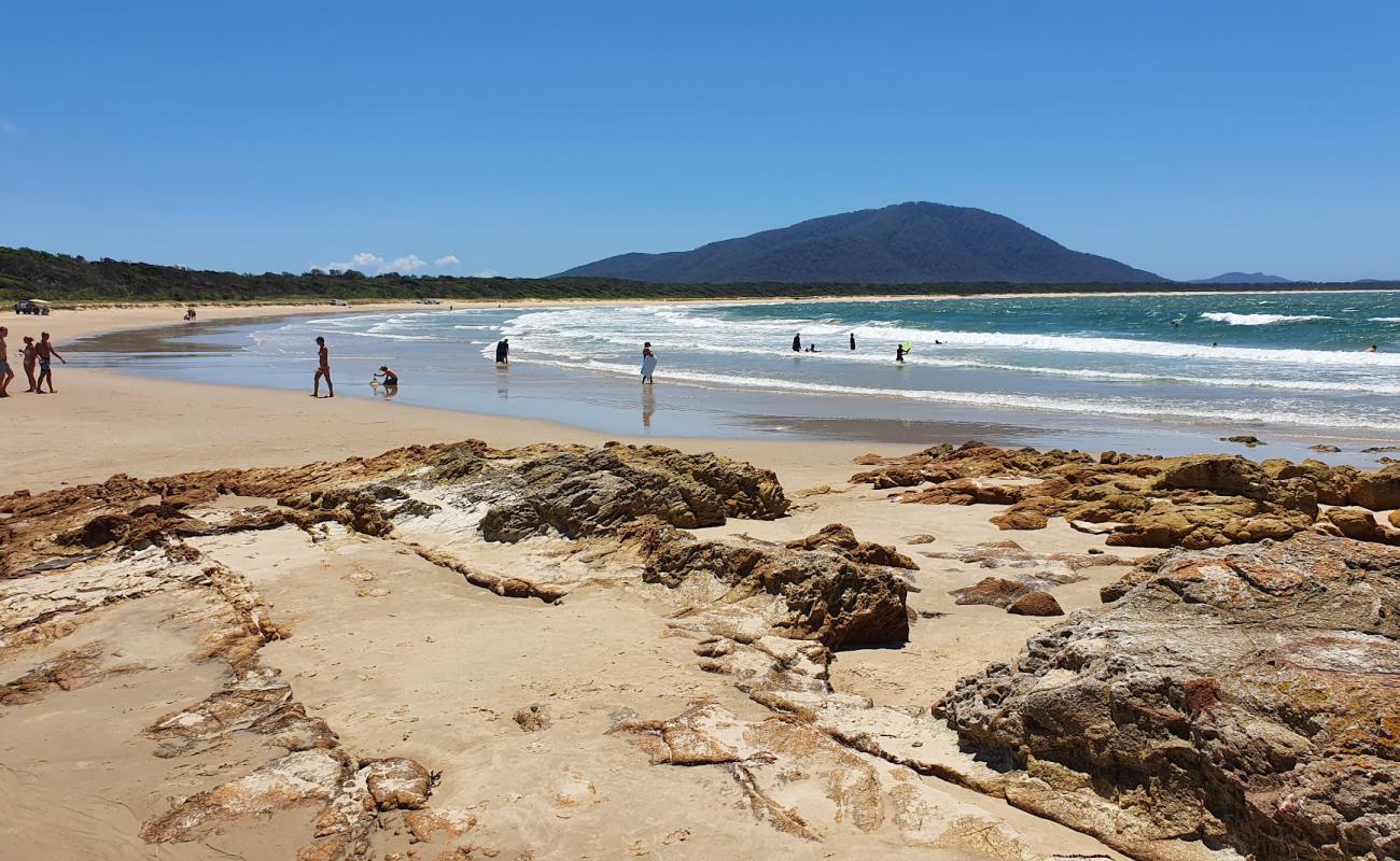 Photo of Dunbogan Beach with bright fine sand surface