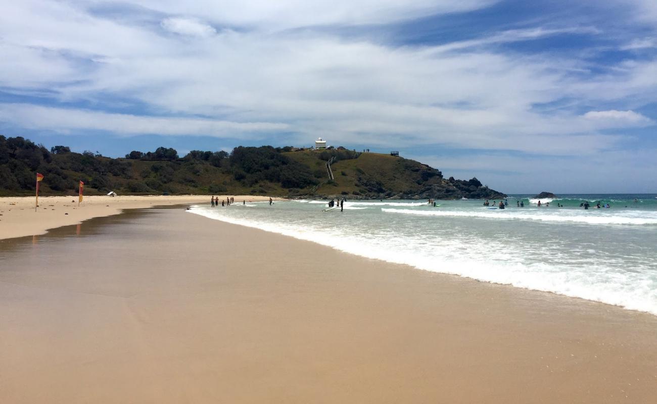 Photo of Port Macquire Lighthouse Beach with bright fine sand surface