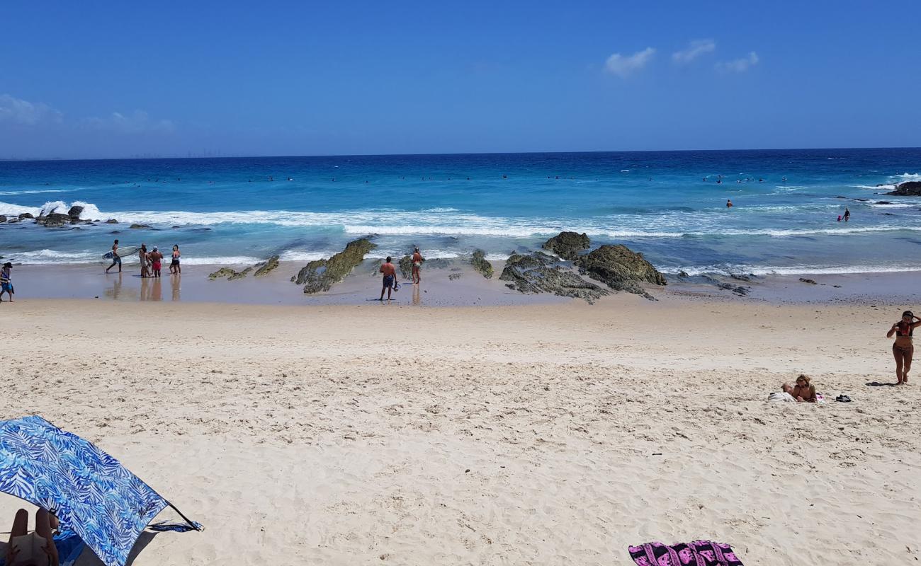 Photo of Coolangatta Beach (Greenmount Beach) with bright fine sand surface