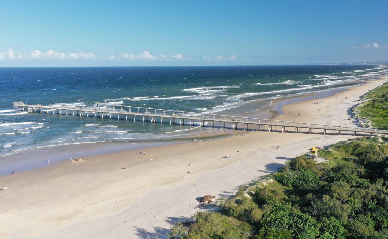 Photo of The Spit Dog Beach with bright fine sand surface