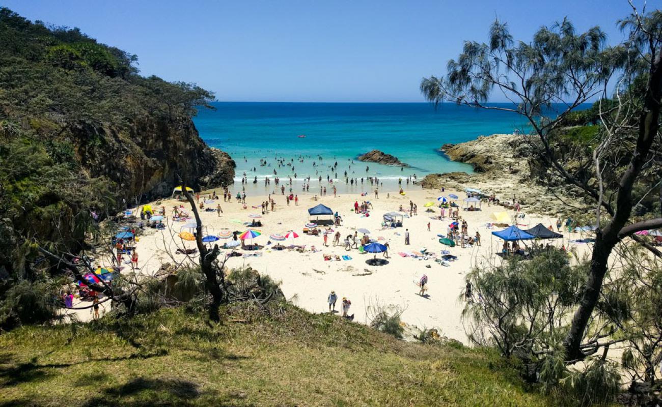 Photo of South Gorge Beach with bright fine sand surface