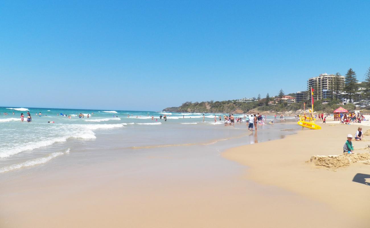 Photo of Coolum Beach with bright fine sand surface