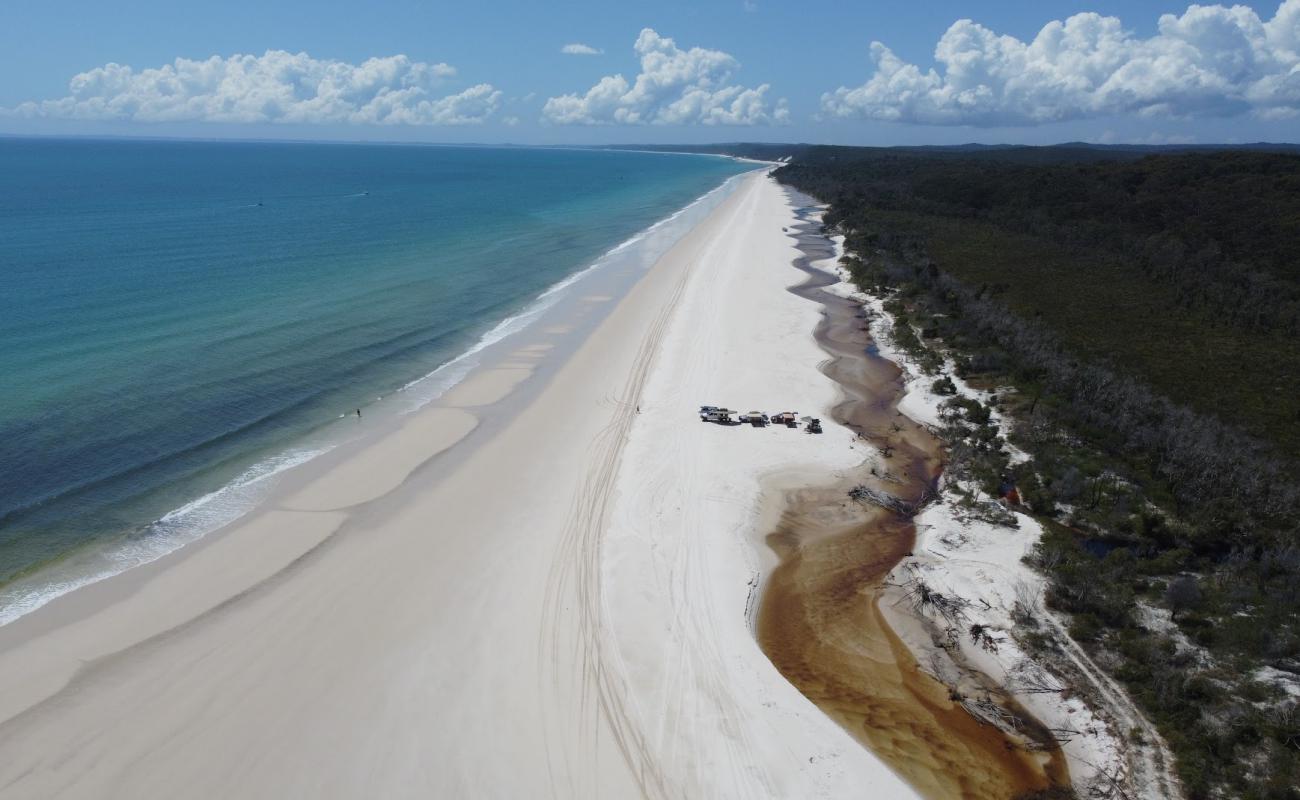 Photo of Woralie Creek Beach with bright fine sand surface