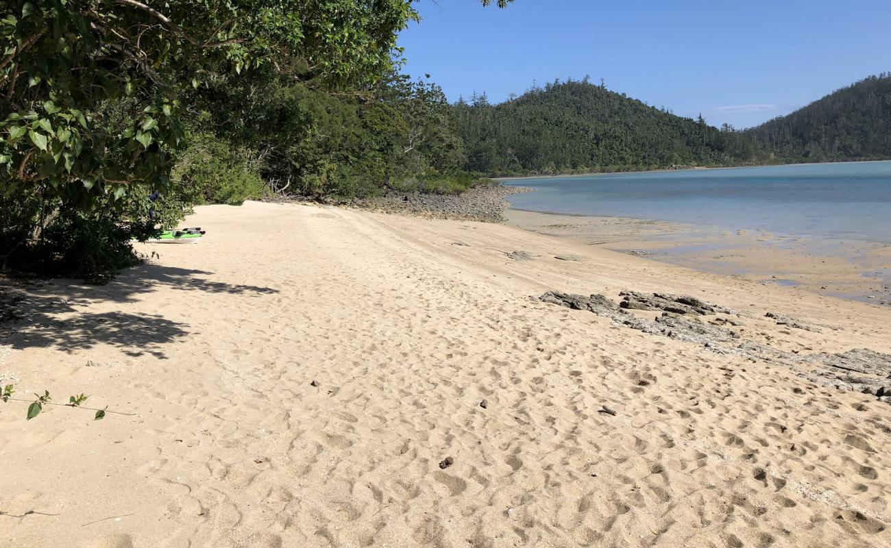 Photo of Joes Beach with bright sand surface