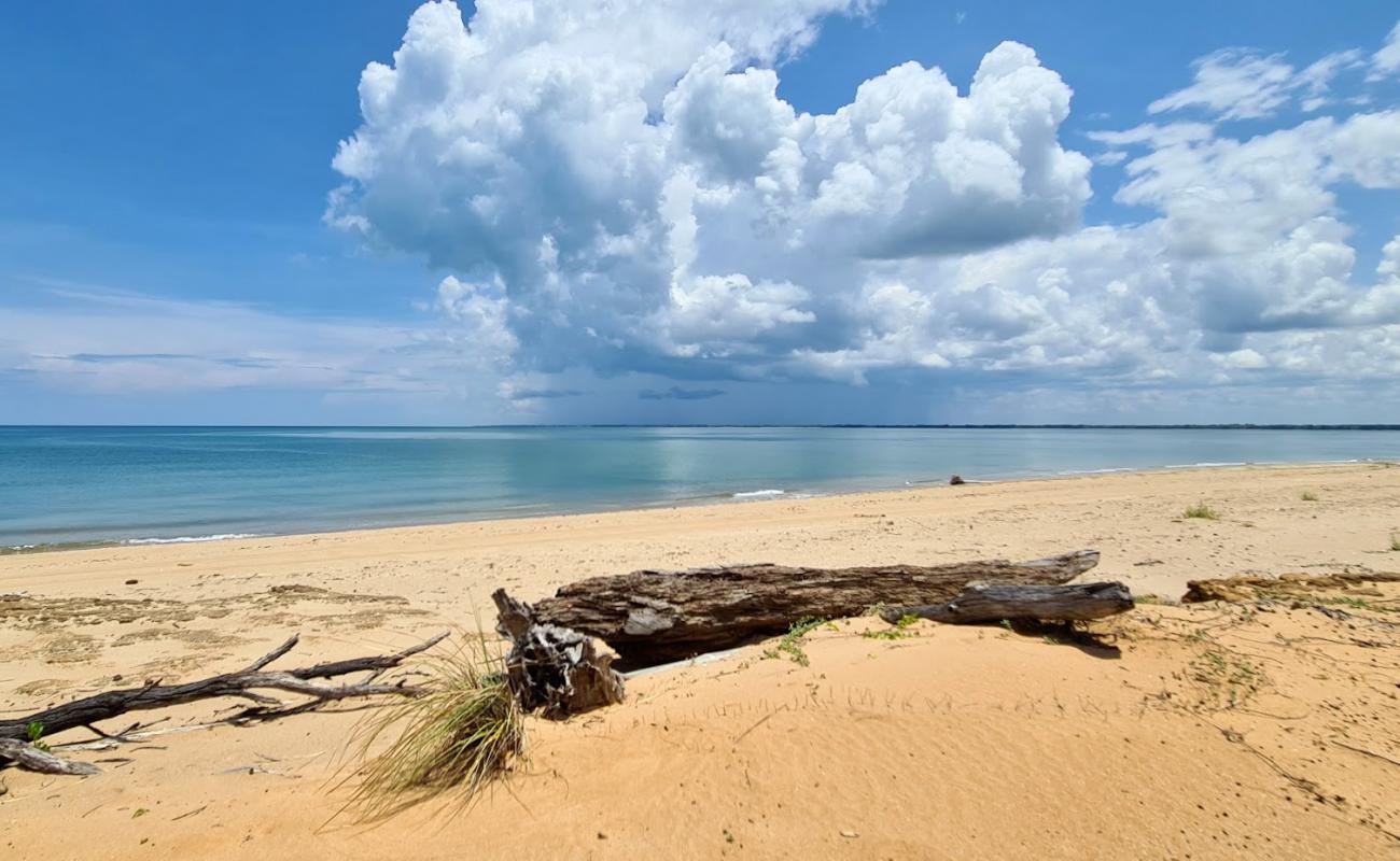 Photo of Cullen Point with bright sand surface