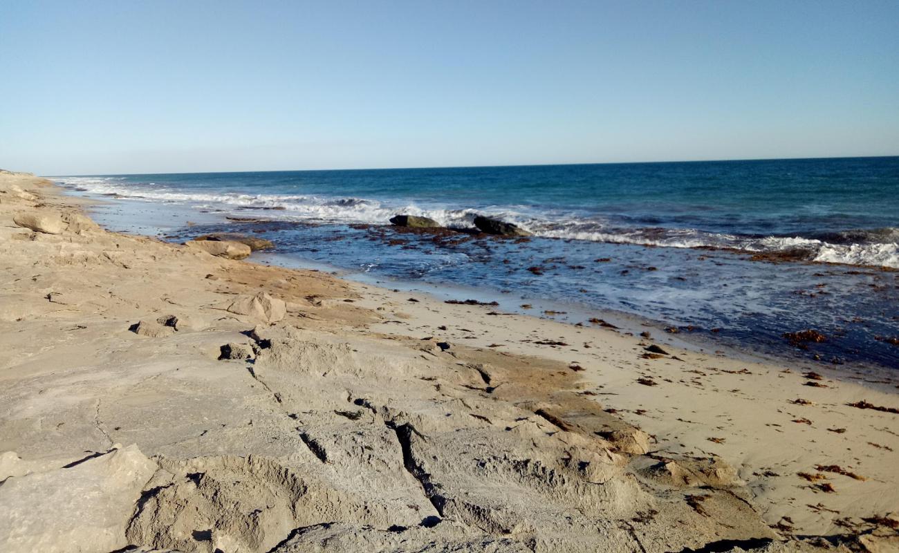 Photo of African Reef Beach with bright sand & rocks surface