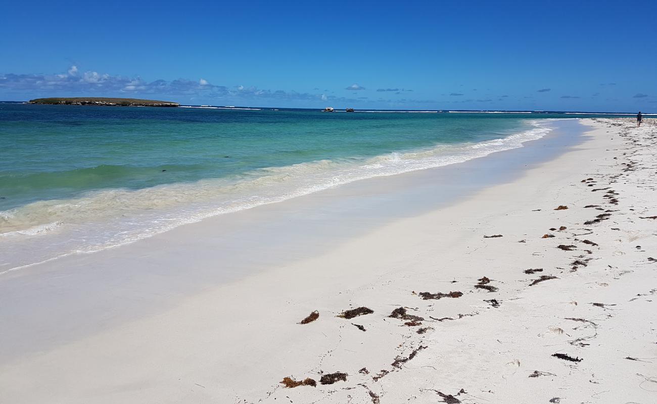 Photo of Jurien Bay with white fine sand surface