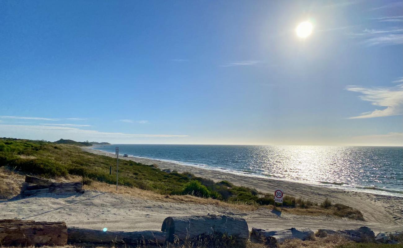 Photo of Stratham Beach with bright sand surface