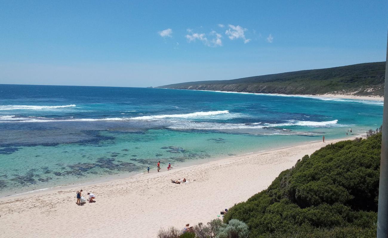 Photo of Yallingup Beach with bright sand surface