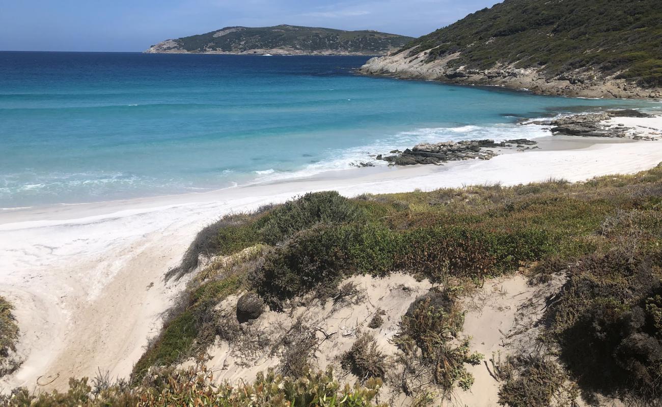 Photo of Back Beach with white sand surface