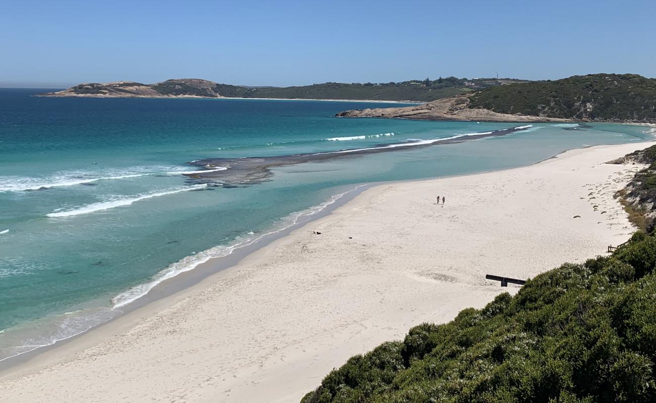 Photo of Salmon Beach with white sand surface