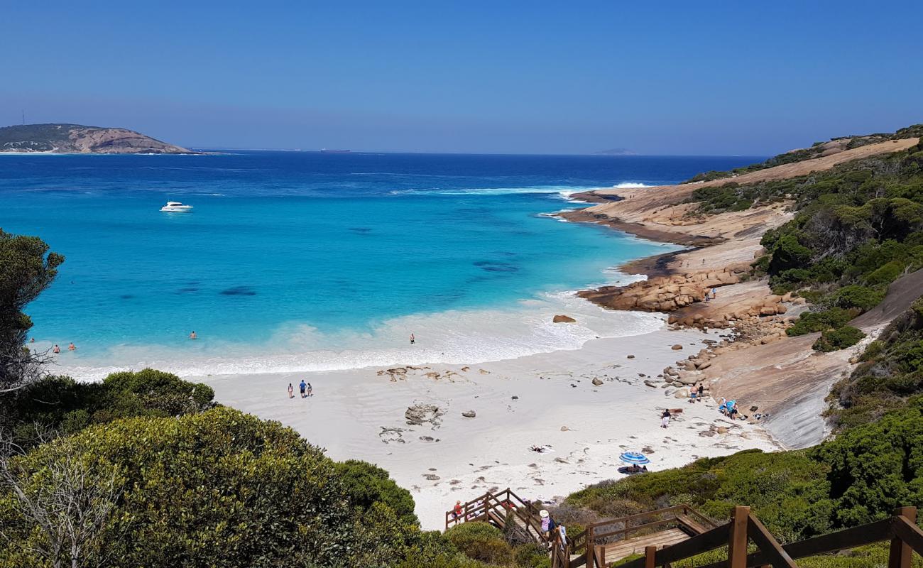 Photo of Blue Haven Beach with white fine sand surface