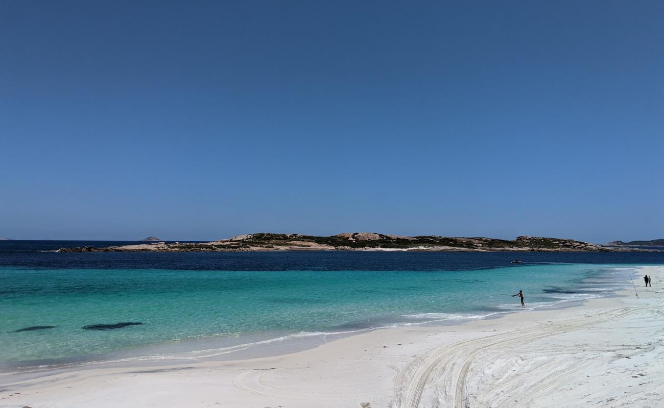 Photo of Little Wharton Beach with white fine sand surface