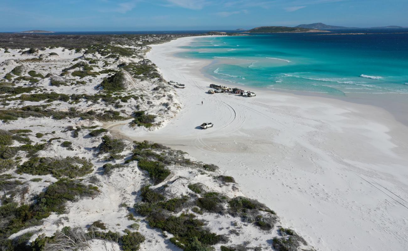 Photo of Kennedy Beach with white fine sand surface