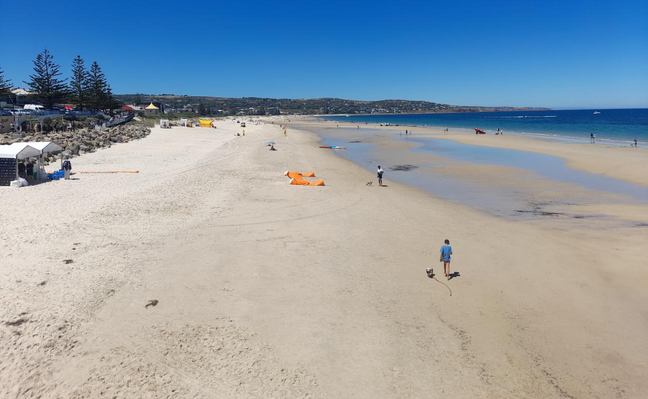 Photo of Brighton Beach with bright sand surface