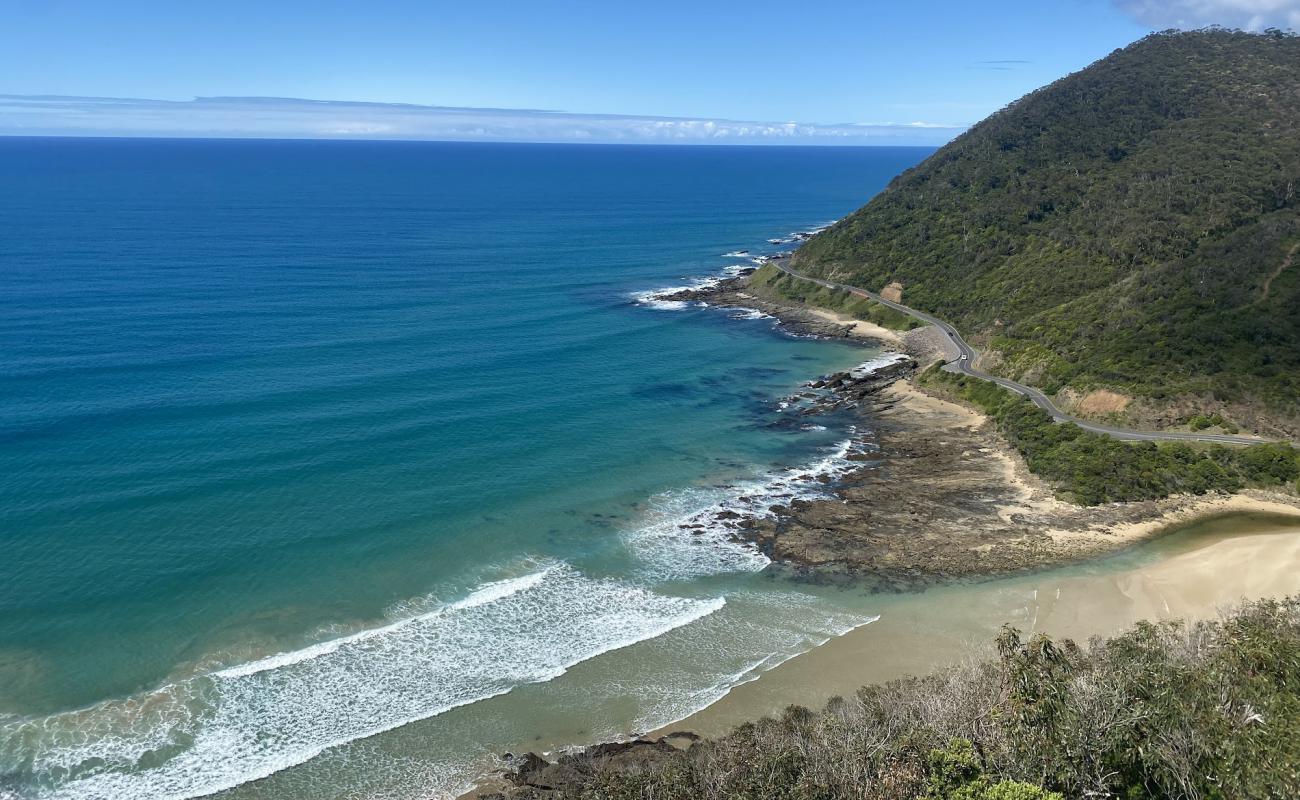 Photo of Lorne scenic Beach with bright sand surface