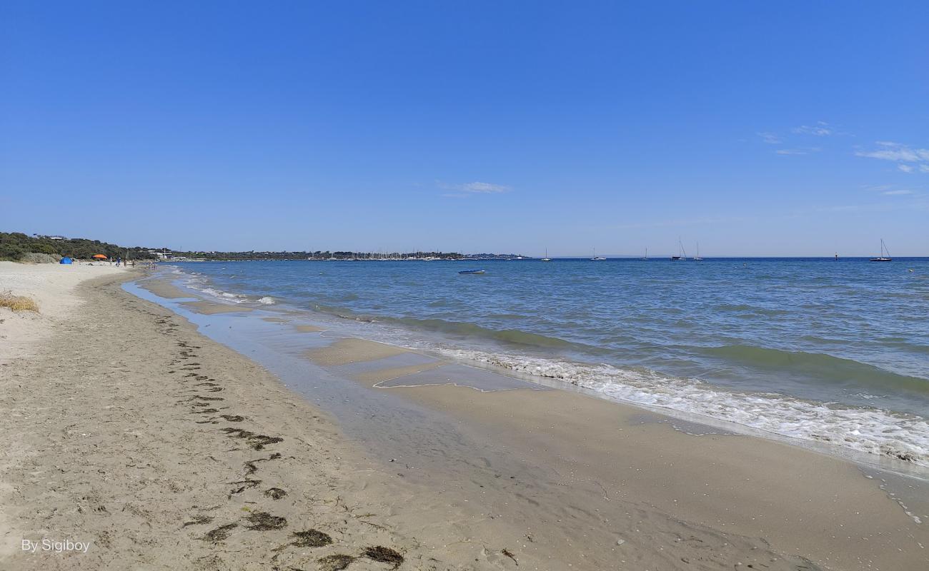 Photo of White Beach with bright sand surface