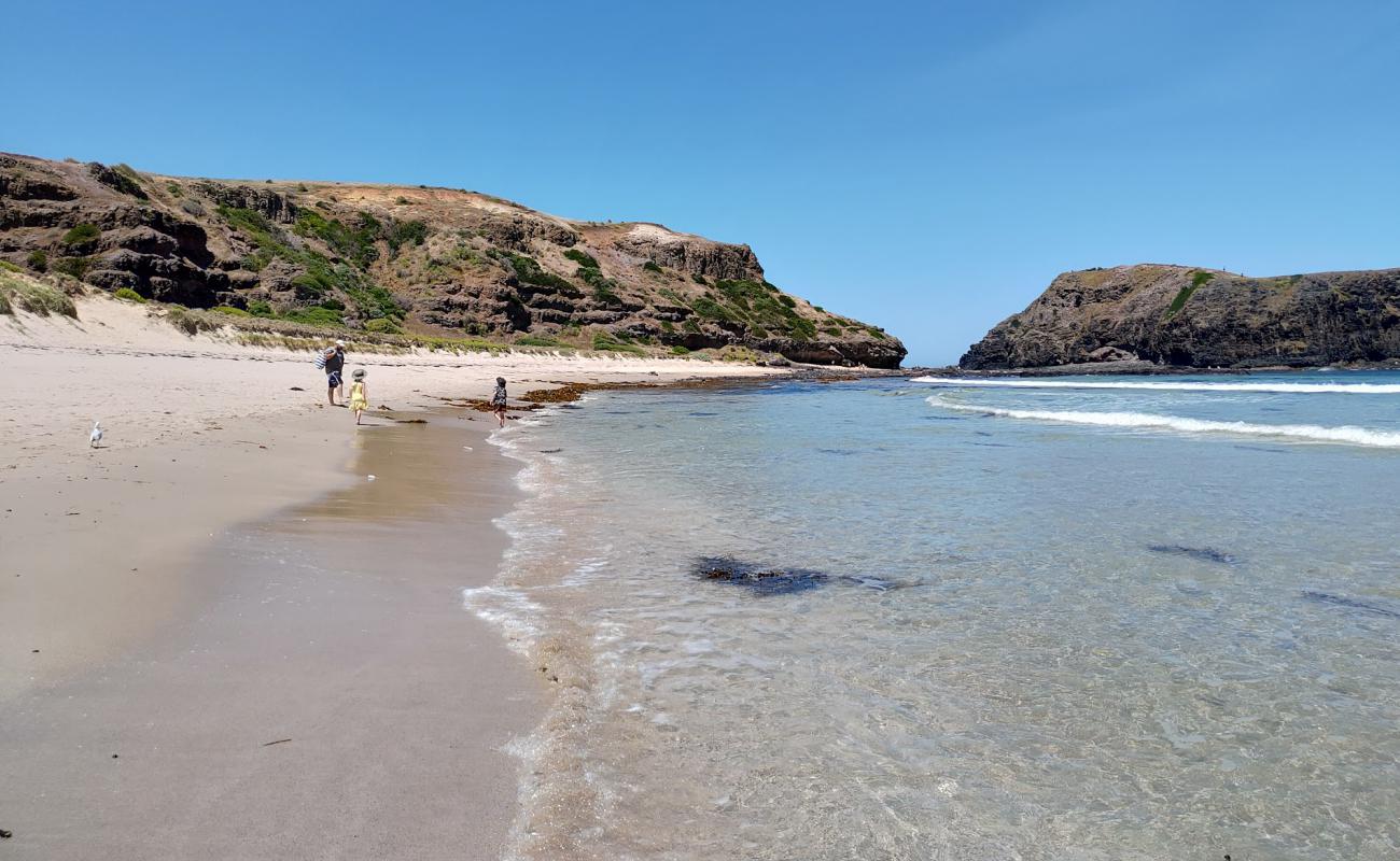 Photo of Bushrangers Bay with bright sand surface