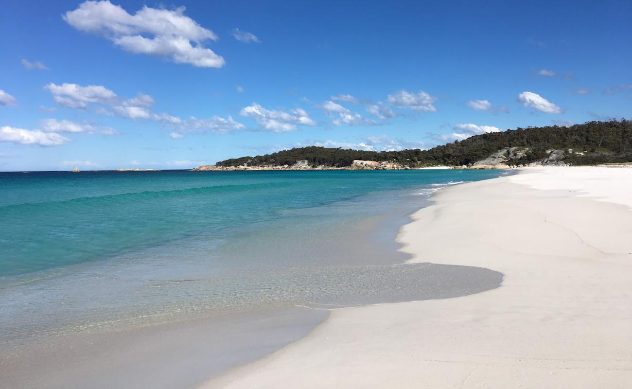 Photo of Taylors Beach with white fine sand surface