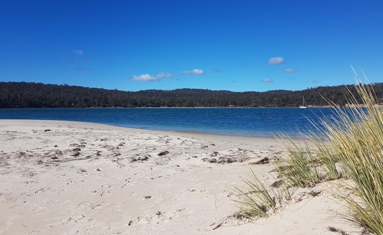 Photo of Marion Beach with bright fine sand surface