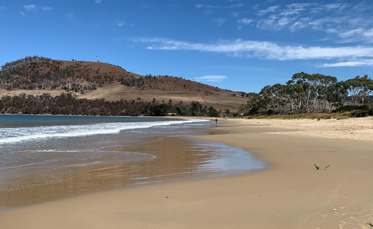 Photo of Seven Mile Beach with bright fine sand surface