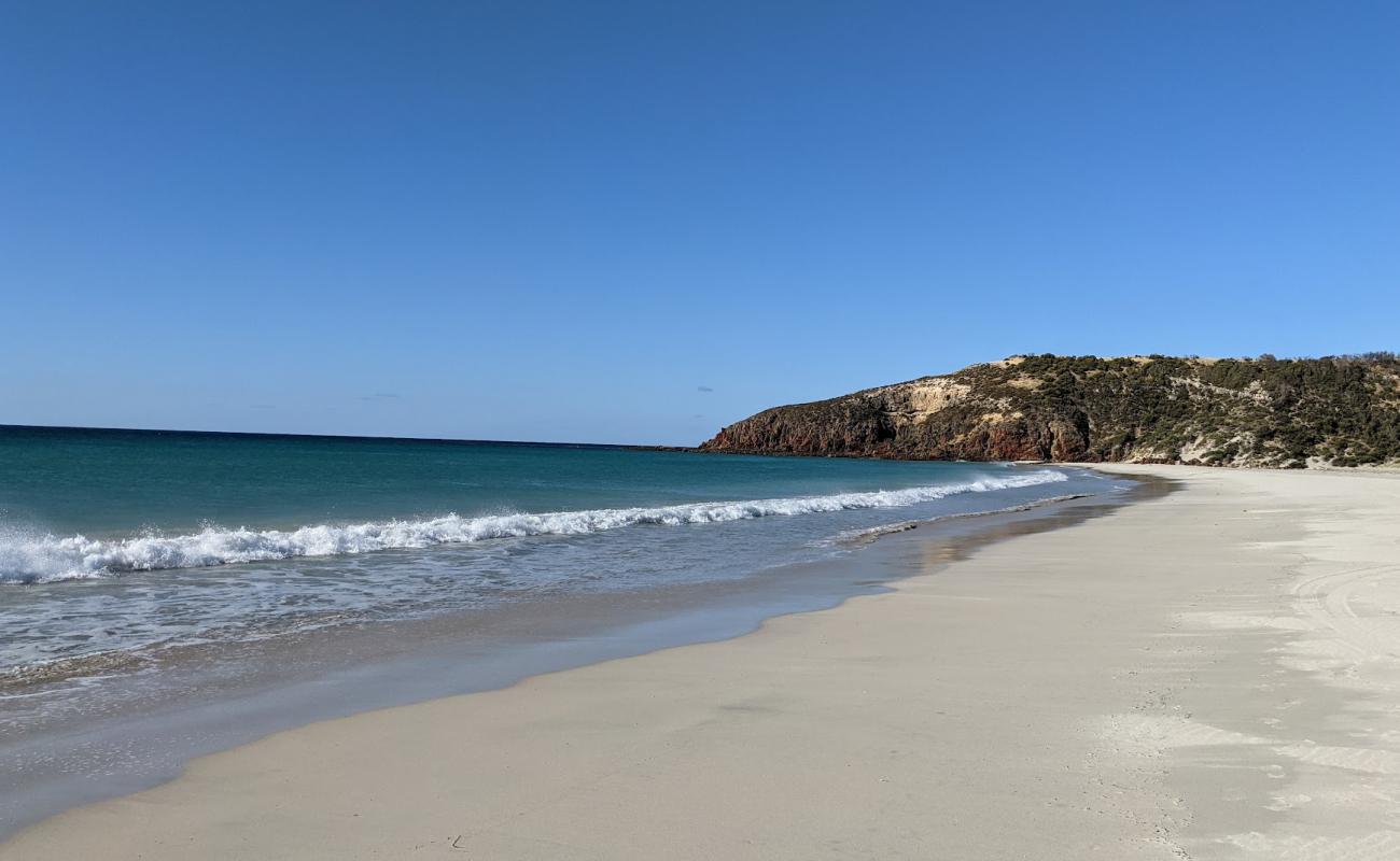 Photo of Snelling Beach with bright fine sand surface