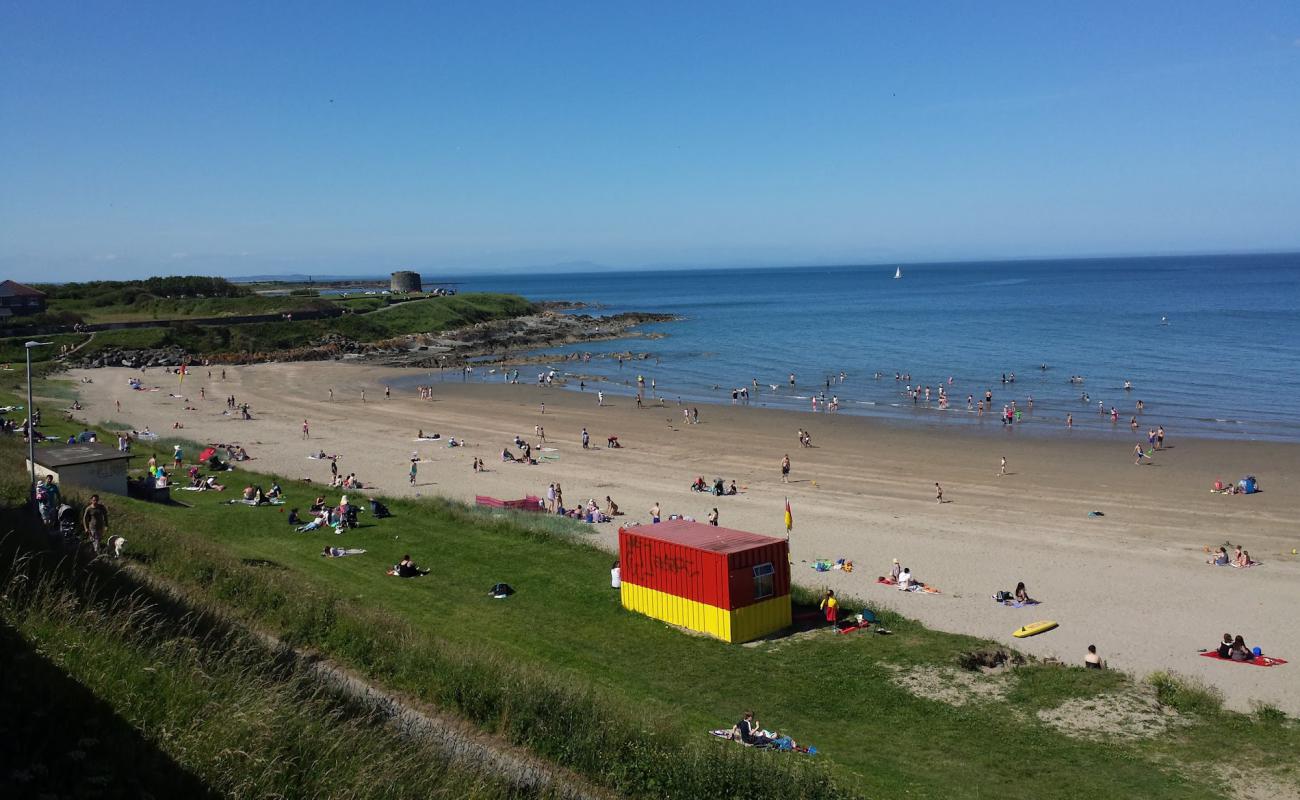 Photo of Balbriggan Strand with bright sand surface